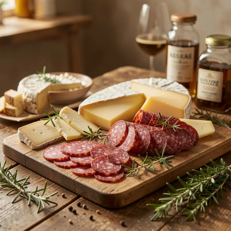 Composer un plateau de charcuterie et fromages pour l'apéritif