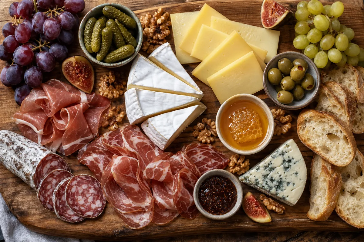 Quelle quantité de charcuterie et fromage par personne